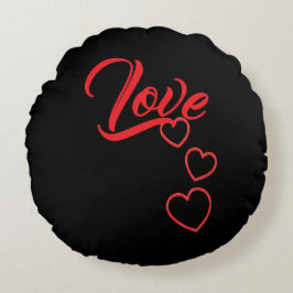 Love Round Pillow Rundes Kissen