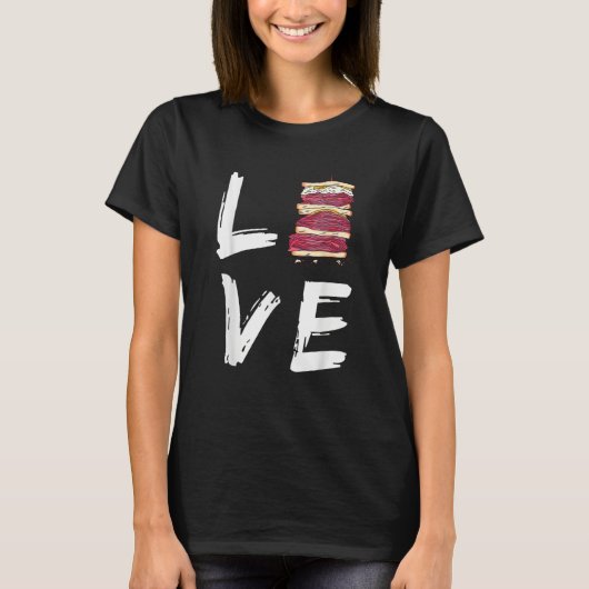 Love Sandwich National Sandwich Day Food T-Shirt (Vorderseite)
