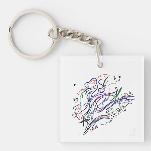 love schlüsselanhänger (Vorderseite)