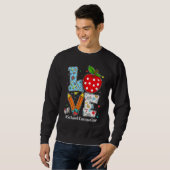 Love School Counselor Teacher Appreciation Funny C Sweatshirt (Vorne ganz)