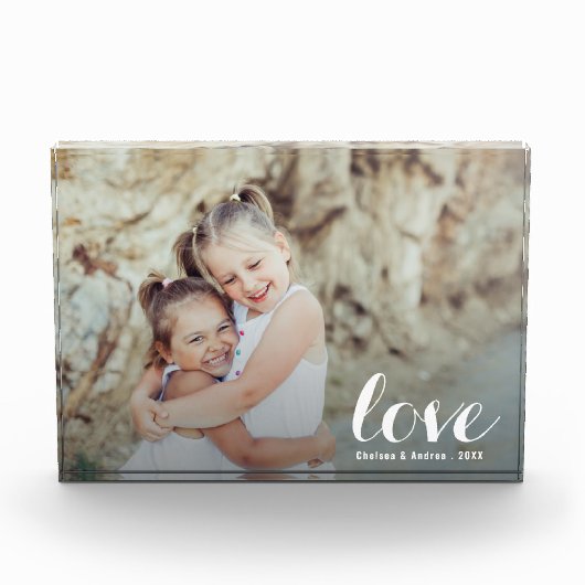 LOVE Script Fotoblock (Vorderseite)