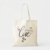 Love Script Tragetasche | Elegante umweltfreundlic (Vorne)
