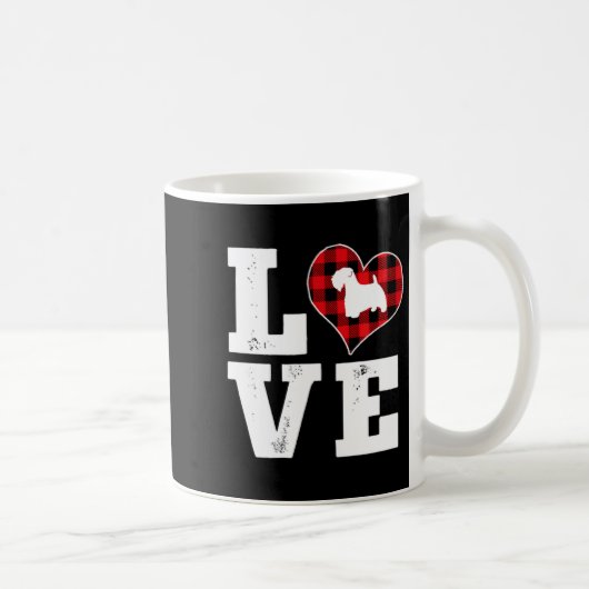 Love Sealyham Terrier Dog Lover For Dog Vale  Kaffeetasse (Rechts)