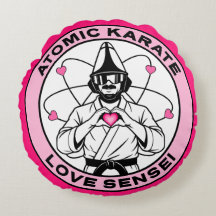 Love Sensei - Atomic Karate - TWRP Rundkissen