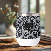 Love Served Hot or Cold Silver Bling Luxury Funky