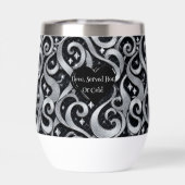 Love Served Hot or Cold Silver Bling Luxury Funky (Rückseite)