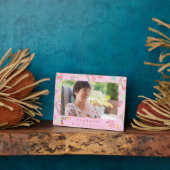 Love Sewing Machine Photo Pink Fotoplatte (Seite)