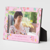 Love Sewing Machine Photo Pink Fotoplatte (Seite)