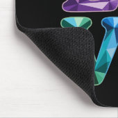 Love Sewing Quilting N Cushion Rainbow Crafter Wom Mousepad (Ecke)