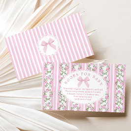 Love Shack Baby Bow Books for baby Begleitkarte