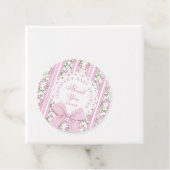 Love Shack Baby Coquette Pink Bow Thank you Geschenkanhänger (Beispiel)