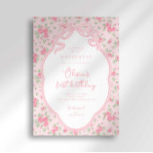 Love Shack Bow Little Miss Onederful 1st Birthday Einladung