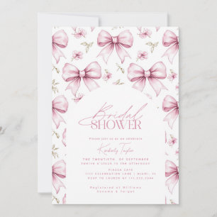 Love Shack Rosa Schleifen Coquette Brautparty Einladung