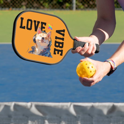 LOVE × SHIBA - Custom Pickleball Schläger (InSitu)