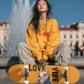 LOVE × SHIBA - Custom Skateboard