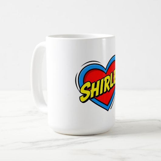 Love Shirley Kaffeetasse (Vorderseite Links)