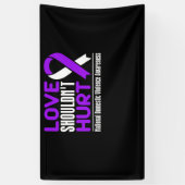 Love Shouldn't Hurt National Domestic Violence Banner (Vertikal)