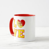 LOVE Sicily Mug Tasse (Vorderseite Links)