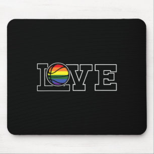 Love Sketll Lgbt-q Gay Pride Regenbogen-Flagge Spo Mousepad