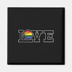Love Sketll Lgbt-q Gay Pride Regenbogenflagge Spor Magnet