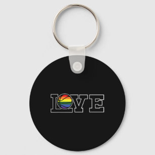 Love Sketll Lgbt-q Gay Pride Regenbogenflagge Spor Schlüsselanhänger