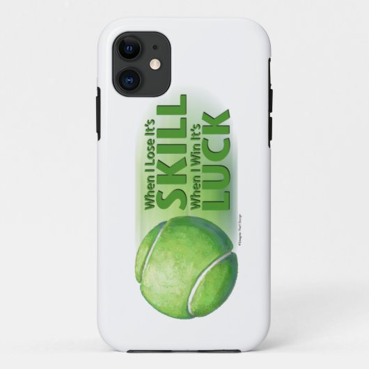 Love Skill Win Tennis Ball Case-Mate iPhone Hülle (Rückseite)
