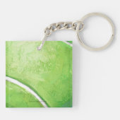 Love Skill Win Tennis Ball Schlüsselanhänger (Rückseite)