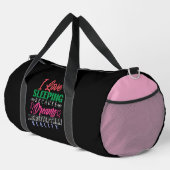 Love Sleeping Dreams Better Reality Duffle Bag (Rechte Ecke)