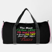 Love Sleeping Dreams Better Reality Duffle Bag (Rückseite)