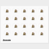 Love Sloth Herz-Aufkleber (Blatt)