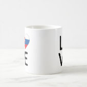 Love - Slovakia Flag Kaffeetasse (Mittel)