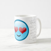 LOVE SMILLE KAFFEETASSE (VorderseiteRechts)