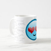LOVE SMILLE KAFFEETASSE (Vorderseite Links)