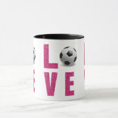 Love Soccer Tasse (Zentrum)