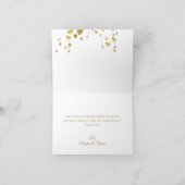 Love Song Notes Photo Thank You Dankeskarte (Innenseite)