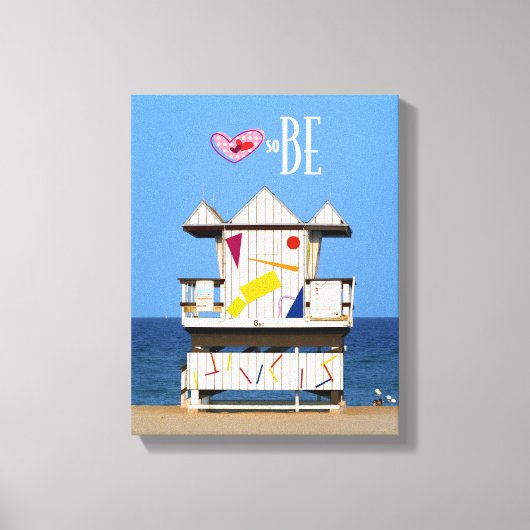 Love South Beach 6 ST Leinwanddruck (Vorderseite)