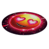 Love Sparkle Emoji Hearts Schneidebrett (Ecke)