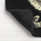 Love Sparrow Vintage Tattoo Design Mousepad (Ecke)