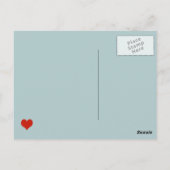 love speech balloon postkarte (Rückseite)