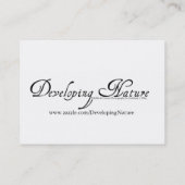 Love Spring Mini Print Visitenkarte (Rückseite)