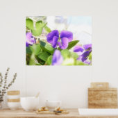 Love Spring Violet Poster (Küche)