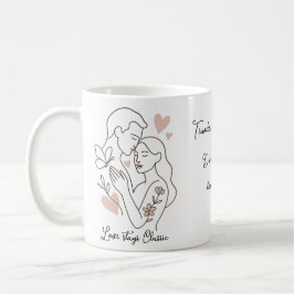 love stays classic kaffeetasse