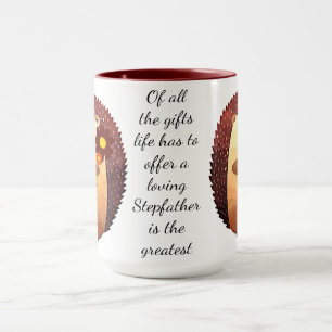 Love Stepfather Inspiration Zitat Igel Tasse