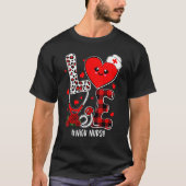 Love Stethoscope Heart NICU Nurse Valentines Day_1 T-Shirt (Vorderseite)