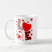 Love Stethoscope Heart Nicu Nurse Valentines Day  Kaffeetasse (Links)