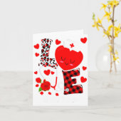 Love Stethoscope Heart Nicu Nurse Valentines Day  Karte (Gelbe Blume)