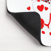 Love Stethoscope Heart Nicu Nurse Valentines Day Mousepad (Ecke)