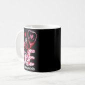 Love Stethoscope Mother Baby Nurse Life Valentine  Kaffeetasse (Vorderseite Links)
