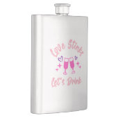 Love Stinks Lets Drink Flachmann (Rechts)