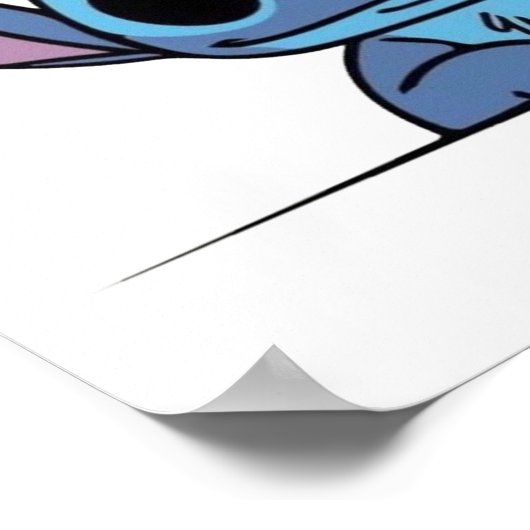 Love Stitch Poster (Ecke)